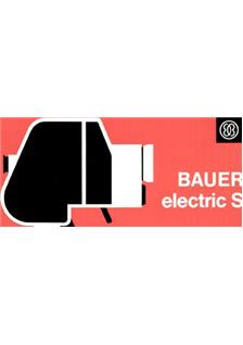 Bauer Electric S manual. Camera Instructions.